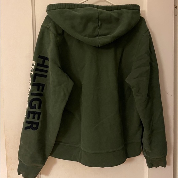 Green Tommy Hilfiger hoodie - Picture 2 of 2